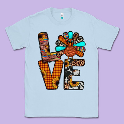Turkey Love Classic Tee Designed By Jahusdesignshop