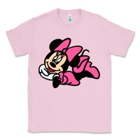 Bubblegum Pink Minnie Mouse Classic Tee - CowhideDigitalArt