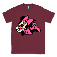 Burgundy Minnie Mouse Classic Tee - CowhideDigitalArt