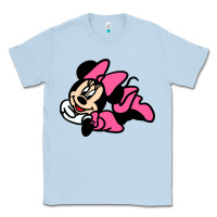 Dusty Blue Minnie Mouse Classic Tee - CowhideDigitalArt
