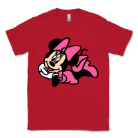 Red Minnie Mouse Classic Tee - CowhideDigitalArt