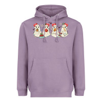 Lavender pantasmas mexican christmas ghosts Heavyweight Hoodie - MaliasSmallBusiness
