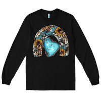 Black sunflower gemstone rainbow Long Sleeve Tee - JahusDesignShop