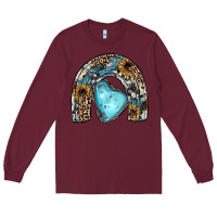 Burgundy sunflower gemstone rainbow Long Sleeve Tee - JahusDesignShop