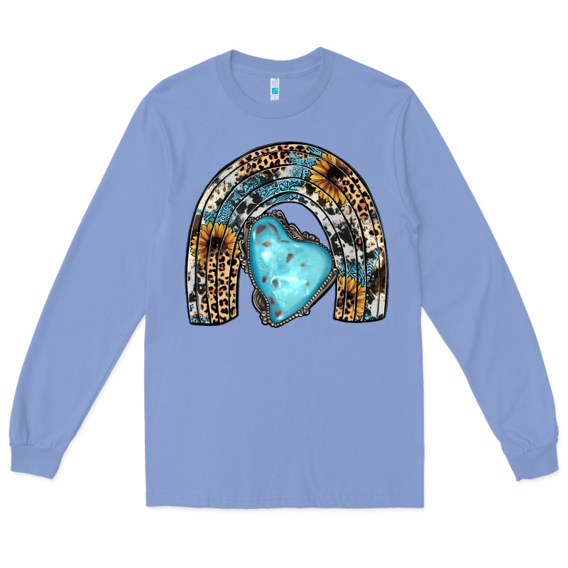 Sunflower Gemstone Rainbow Long Sleeve Tee by JahusDesignShop | Teevron