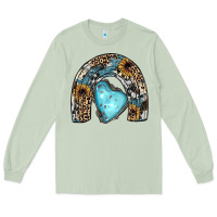 Matcha sunflower gemstone rainbow Long Sleeve Tee - JahusDesignShop