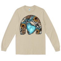 Mushroom sunflower gemstone rainbow Long Sleeve Tee - JahusDesignShop
