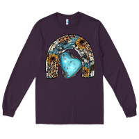 Plum sunflower gemstone rainbow Long Sleeve Tee - JahusDesignShop