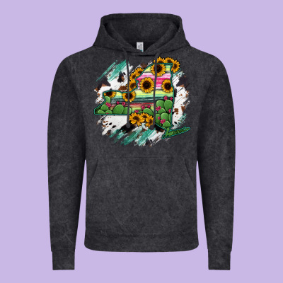 New York State Map Vintage Hoodie Designed By Ranaportraitstore