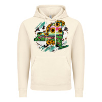 Vintage Artic New York State Map Vintage Hoodie - RanaPortraitStore