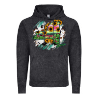 Vintage Black New York State Map Vintage Hoodie - RanaPortraitStore