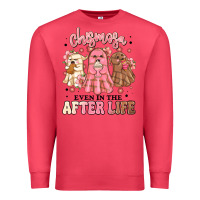 Cardinal chismosa even in the after life Premium Sweatshirt - MaliasSmallBusiness