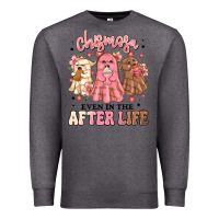 Charcoal Heather chismosa even in the after life Premium Sweatshirt - MaliasSmallBusiness