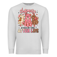 Dove Grey chismosa even in the after life Premium Sweatshirt - MaliasSmallBusiness