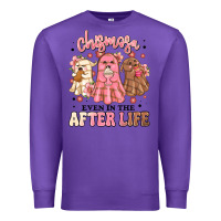 Purple chismosa even in the after life Premium Sweatshirt - MaliasSmallBusiness