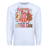 White chismosa even in the after life Premium Sweatshirt - MaliasSmallBusiness