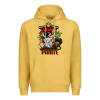 Antique Gold pirate gnome Premium Hoodie - BarkalooDesign