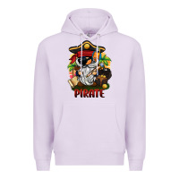 Lilac pirate gnome Premium Hoodie - BarkalooDesign