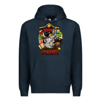 Navy pirate gnome Premium Hoodie - BarkalooDesign