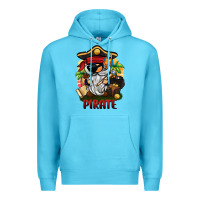 Ocean Blue pirate gnome Premium Hoodie - BarkalooDesign