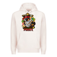 Pale Pink pirate gnome Premium Hoodie - BarkalooDesign
