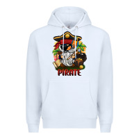 White pirate gnome Premium Hoodie - BarkalooDesign