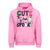 Fuchsia Pink Cute and spooky Urban Hoodie - NancyCooperArtShop