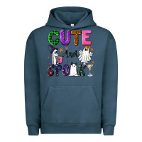 Pigment Midnight Navy Cute and spooky Urban Hoodie - NancyCooperArtShop