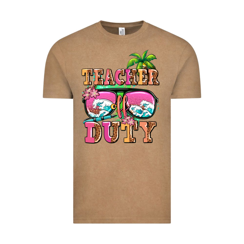 Teacher Off Duty Vintage Tee by AdoDesignShop | Teevron