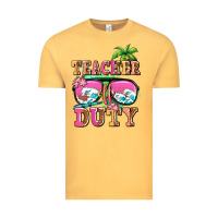 Vintage Mustard teacher off duty Vintage Tee - AdoDesignShop
