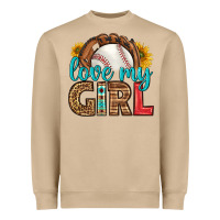 Mushroom love my girl baseball Heavyweight Sweatshirt - HRA Design Shop