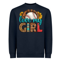 Love My Girl Baseball Heavyweight Sweatshirt | Teevron
