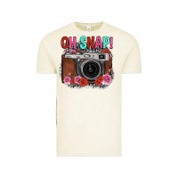Vintage Arctic oh snap rose grey leopard vintage camera Vintage Tee - FaDigitalArtStudio