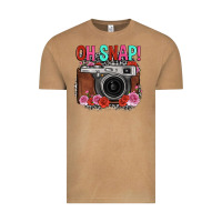 Vintage Camel oh snap rose grey leopard vintage camera Vintage Tee - FaDigitalArtStudio