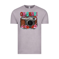 Vintage Zinc oh snap rose grey leopard vintage camera Vintage Tee - FaDigitalArtStudio