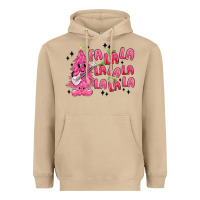 Mushroom pink christmas fa la la Heavyweight Hoodie - MaliasSmallBusiness