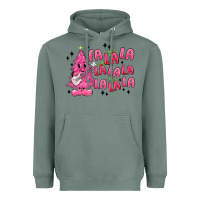 Sage pink christmas fa la la Heavyweight Hoodie - MaliasSmallBusiness