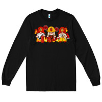 Black firefighter gnomes Long Sleeve Tee - Artiststas