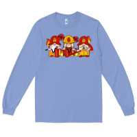 Colony Blue firefighter gnomes Long Sleeve Tee - Artiststas