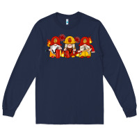 Navy firefighter gnomes Long Sleeve Tee - Artiststas