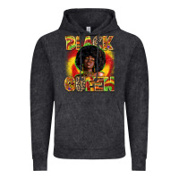 Vintage Black Black queen juneteenth Vintage Hoodie - Zillion Design Studio