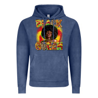 Vintage Denim Black queen juneteenth Vintage Hoodie - Zillion Design Studio