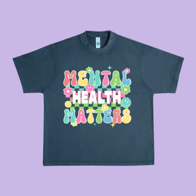 Mental Health Matters Urban Heavy Tee Designed By Jahusdesignshop
