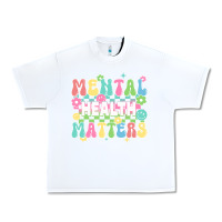 White mental health matters Urban Heavy Tee - JahusDesignShop