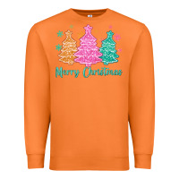 Carrot merry christmas glitter trees Premium Sweatshirt - MaliasSmallBusiness