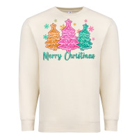Sandshell merry christmas glitter trees Premium Sweatshirt - MaliasSmallBusiness