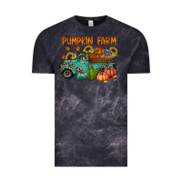 Cloud Black pumpkin farm Vintage Tee - RacoonDesign