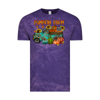 Cloud Purple pumpkin farm Vintage Tee - RacoonDesign