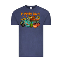 Vintage Denim pumpkin farm Vintage Tee - RacoonDesign