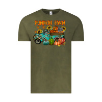 Vintage Olive pumpkin farm Vintage Tee - RacoonDesign